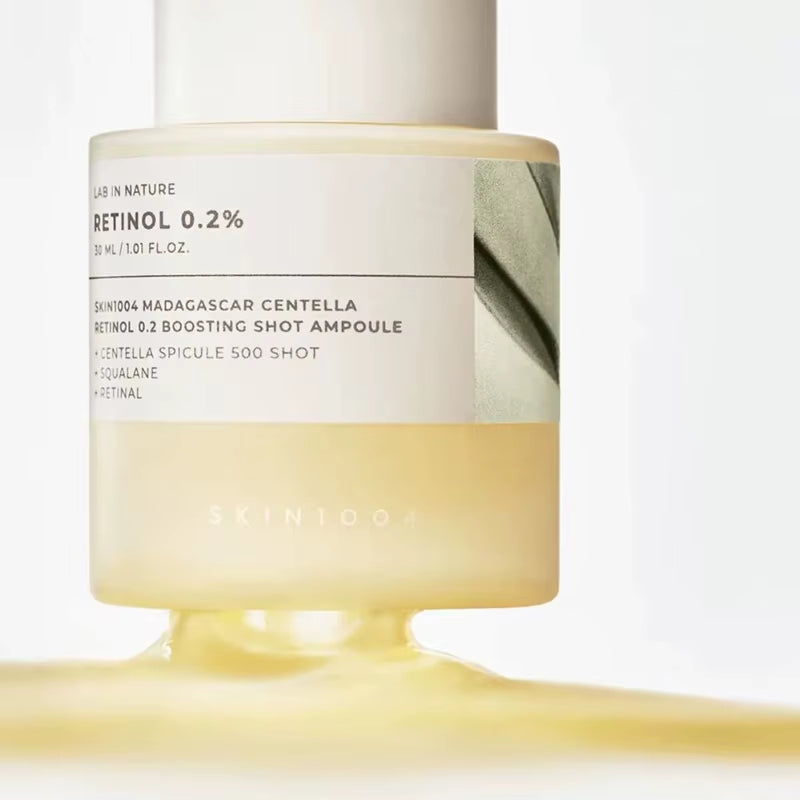 Revitalize Your Skin with SKIN Retinol 0.2 Boosting Shot Ampoule - Anti-Wrinkle Face Serum Set