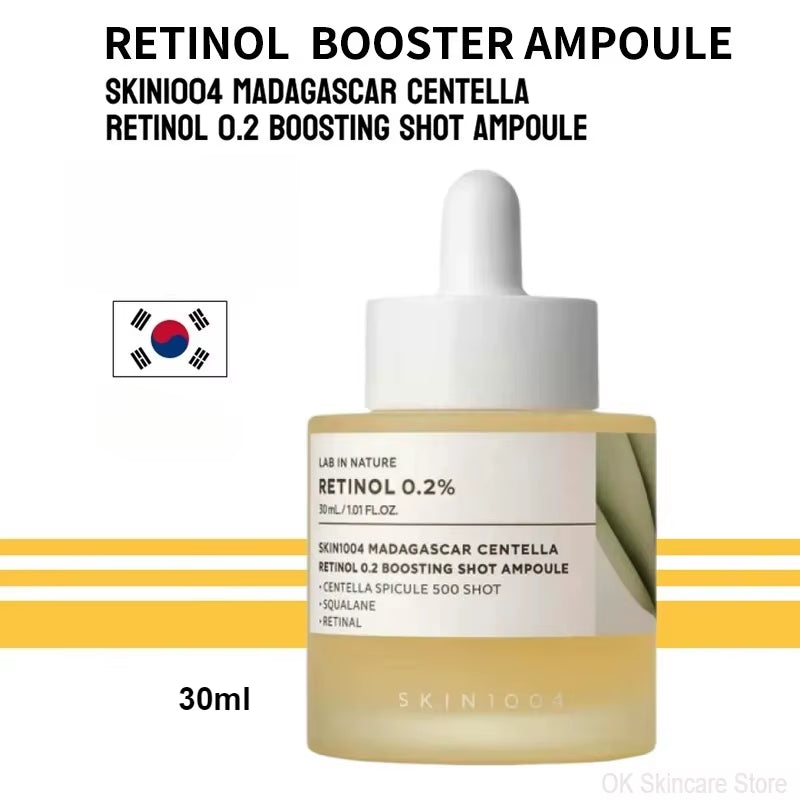 Revitalize Your Skin with SKIN Retinol 0.2 Boosting Shot Ampoule - Anti-Wrinkle Face Serum Set